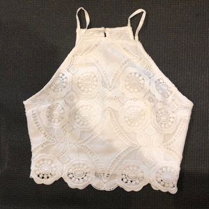 Abercrombie and Fitch Lace Halter Top